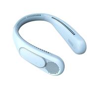 Ventilateur de cou portable rechargeable sans pales 3 vitesses rechargeable | Ventilateur silencieux autour du cou pour temps chaud, intérieur, extérieur, maison, bureau, école, voyage, voyage, marche