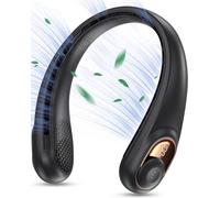 Ventilateur de cou portable sans pales à 3 vitesses - batterie de 3600 mAh - mains libres - rechargeable par USB