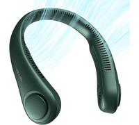 Ventilateur de cou portable - Ventilateur personnel - Air frais - Conception sans pales - Batterie 4000 mAh - Vert