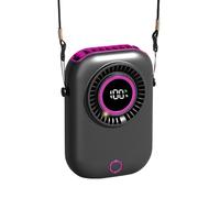 Ventilateur de cou pour femme | 5 vitesses puissant et silencieux | Ventilateur de ceinture à clipser sur la taille portable refroidissement - Pour l'été, l'extérieur, le camping, la randonnée, la