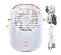 Ventilateur De Cou Rafraîchissant | 3 Vitesses Portable À Main Individuel - Ventilateur Électrique De Cou Et De Bureau - Pour Voyage Plage Maison Bureau Trajets Escalade Camping Extérieur Randonnée