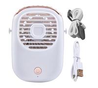 Ventilateur De Cou Rafraîchissant | 3 Vitesses Rechargeable Silencieux Portable | Mini Ventilateur Rafraîchissant Voyage Été | Pour Voyage Plage Maison Bureau Trajets Escalade Camping Extérieur Randon