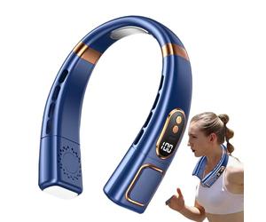 Ventilateur de Cou Rafraîchisseur D'Air Portable Silencieux 5 Vitesses | Ventilateur sans Pales Rafraîchissant pour Pour Adultes Seniors Hommes Et Femmes Pendant la Saison Estivale Pour Les