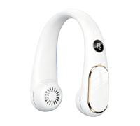 Ventilateur de cou réglable à 4 vitesses | Ventilateur de cou personnel mains libres pour femme pour la maison, le bureau, la gym, l'extérieur, les voyages, le camping