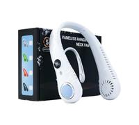 Ventilateur de cou réglable et silencieux | Ventilateur de cou soufflant pour les trajets scolaires, les voyages, la gym, l'été, les femmes, les adolescents et les