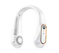 Ventilateur de cou stable, mains libres, appareil ergonomique facile à | Éventail ergonomique autour du cou, mignon, pour voyage, camping, vacances, bureau, voyage à la plage, été, polyvalent