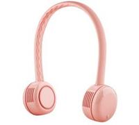 Ventilateur de cou suspendu Mini Portable Rechargeable Double Effet USB - Rose G