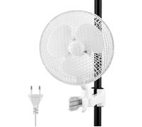 Ventilateur de culture avec pince de fixation, 25 W, ventilateur oscillant à 3 vitesses, 2200 tr/min, petit ventilateur convection