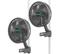 Ventilateur de culture, oscillant, avec clip, 15,2 cm, 10 vitesses