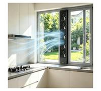 Ventilateur de fenêtre Extracteur d'air salle de bai | Ventilateur d'échappement vertical,Extracteur d'air Silencieux,pour fenêtres coulissantes(155-165cm/61.02-64.96in)