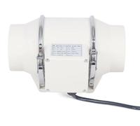 Ventilateur de gaine - Ventilateur tubulaire - Puissance : 75 W - Débit d'air : 540 m³/h - Hotte silencieuse pour salle de bain et cuisine - Pour conduits de ventilation - Blanc