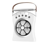 Ventilateur de Nébulisation Portable | Ventilateur de Bureau à Vaporisation D'eau Rechargeable,Rotatif à 180 Degrés Trois Vitesses Refroidissement Pour Météo Chaud Chambre Étude