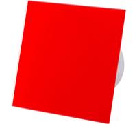 Ventilateur de petite pièce Système Silent Trax Rouge 100 H avec ralentisseur & hygrostat