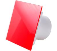 Ventilateur de petite pièce Système Turbo Trax Rouge 100 CTR avec ralentisseur & régulateur d'étage