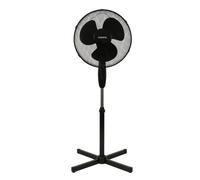 Ventilateur sur pied OCEANIC 45 W 41 cm 3 vitesses oscillant tête inclinable noir