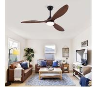 Ventilateur de Plafond 132 cm - Éclairage LED à Intensité Variable - Moteur CC Silencieux - Télécommande - Fonction Mémoire