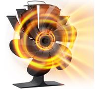Ventilateur de plafond à 6 pales, fonctionnant sans électricité, et très silencieux (moins de 25 dB)