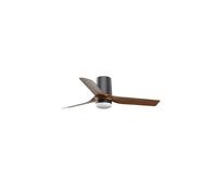 Ventilateur de plafond à basse consommation avec éclairage LED et télécommande Mini Punt Tub 90 cm Noir / Noyer