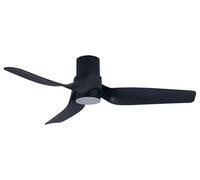 Ventilateur de plafond à basse consommation avec éclairage LED et télécommande Nautica Noir 132 cm