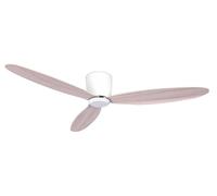 Ventilateur de plafond à basse consommation avec télécommande Airfusion Radar Blanc & Chêne 132 cm