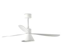 Ventilateur de plafond à basse consommation avec télécommande Amelia II Blanc 132 cm