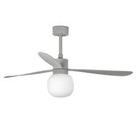Ventilateur de plafond à basse consommation avec télécommande Amelia III Gris 132 cm