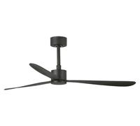 Ventilateur de plafond à basse consommation avec télécommande Amelia Noir 132 cm