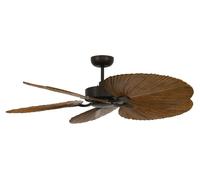 Ventilateur de plafond à basse consommation avec télécommande Bali Bronze 132 cm