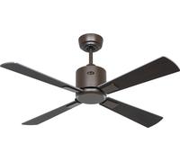 Ventilateur de plafond à basse consommation avec télécommande Eco Neo III WiFi 103 cm Bronze pales Wenge / Gris argent