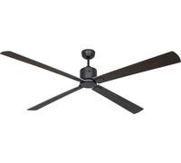 Ventilateur de plafond à basse consommation avec télécommande Eco Neo III WiFi 180 cm Gris basalte pales Wenge / Gris argent