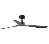 Ventilateur de plafond à basse consommation avec télécommande Rocker Noir 132 cm