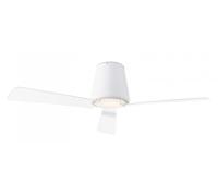 Ventilateur de plafond à économie d'énergie avec éclairage LED et télécommande Garbí IP44