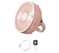 Ventilateur de plafond à suspendre au mur USB Bureau Tente d'étudiant Portable Extérieur Ventilateur électrique Moteur sans balais Portable Camping pour enfants Tentes