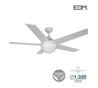 Ventilateur Plafond Adriatico Blanc Ventilateur Plafonnier ø132cm Avec Télécommande, Puissant Et Silencieux. - Edm