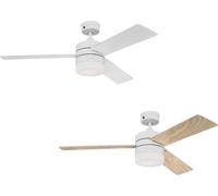 Ventilateur de plafond Alta Vista Blanc 122 cm avec éclairage LED et télécommande