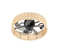 Farelek Alyzia Ventilateur de Plafond à Moteur DC 40 cm, Silencieux et Économe en Énergie - Design Contemporain pour Pièces Petites et Moyennes