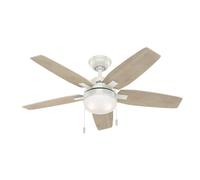 Ventilateur de plafond Arcot Blanc avec lumière Hunter Fans