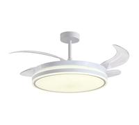 Ventilateur de plafond ATENAS - Moteur DC silencieux - Pales amovibles - Lumière LED 36 W 3 températures - Télécommande - Mode hi
