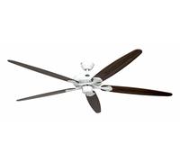 Ventilateur de plafond avec chainette Classic Royal Blanc 180 Chêne antique / Noyer
