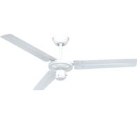 Ventilateur de plafond avec chainette Tristar-Z Blanc 122 cm