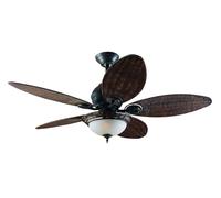 Ventilateur de plafond avec éclairage et chainettes Caribbean Breeze 137 cm