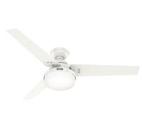 Ventilateur de plafond avec éclairage et interrupteur mural Sentinel Plus 132 cm