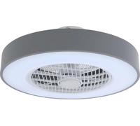 Ventilateur de plafond avec éclairage LED - Pour usage intérieur - Télécommande - Trois couleurs de lumière - LED incluses - Fonctionnement sur secteur - À monter soi-même - Blanc
