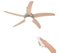 Ventilateur de plafond avec éclairage vidaXL Ø 130 cm Sonoma