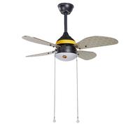 Ventilateur de plafond avec lampe DOLORES Jaune