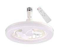 Ventilateur de Plafond avec Lampe Intégrée | Ampoule Ventilateur Plafond Silencieux avec Lumiere | E27 Plafonnier Ventilo Led Telecomande | Lustre lampe Ventilateurs de Plafond | 30w Ceiling Fan Light