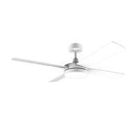 Ventilateur de Plafond avec Lumière Cecotec EnergySilence Aero 5200 White Line 60W 132cm 3 Vitesses Télécommande Mode Hiver