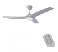 Cecotec Ventilateur de Plafond EnergySilence Aero 560. 60 W, Diamètre de 52” / 132 cm, 3 Pales, 3 Vitesses, Fonction Hiver (Diamètre 132 cm, Gris)