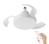 Ventilateur de Plafond avec Lumière Design Rétractable et Télécommande | Ventilateur De Plafond Silencieux Dimmable Vent Soufflé, Vent Naturel pour Dortoir, Salon, Cuisine, Hôtel, Appartement