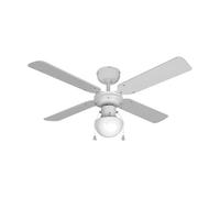 Ventilateur de Plafond avec Lumière EDM Caribe Blanc 50 W